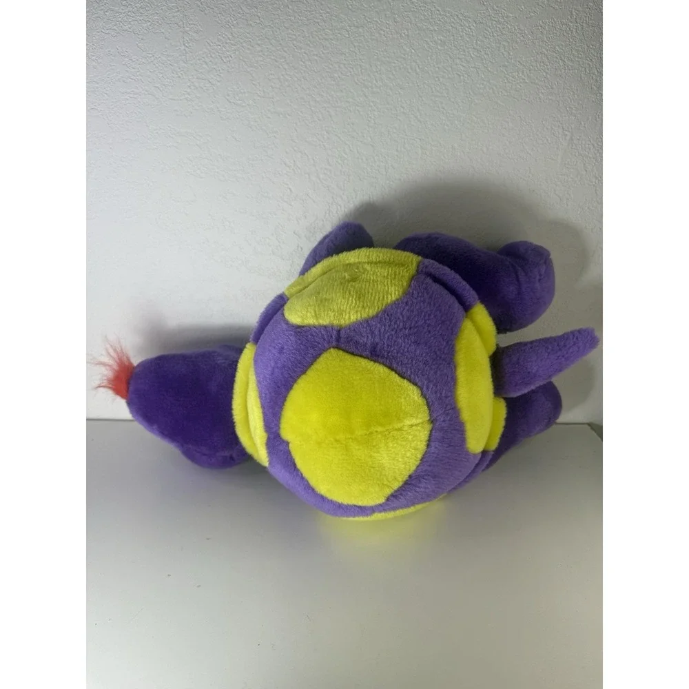 BJ Toy Company Vintage Purple Turtle Plush Toy